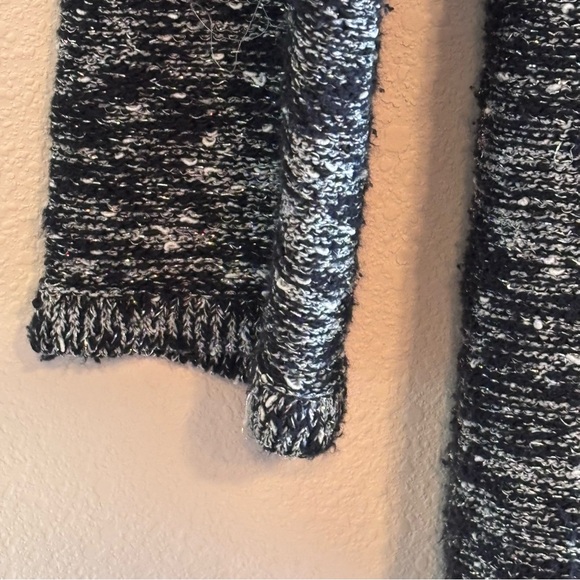 Style & Co Women's Black and White Knit Sweater Size Large Long Sleeve - Picture 3 of 9